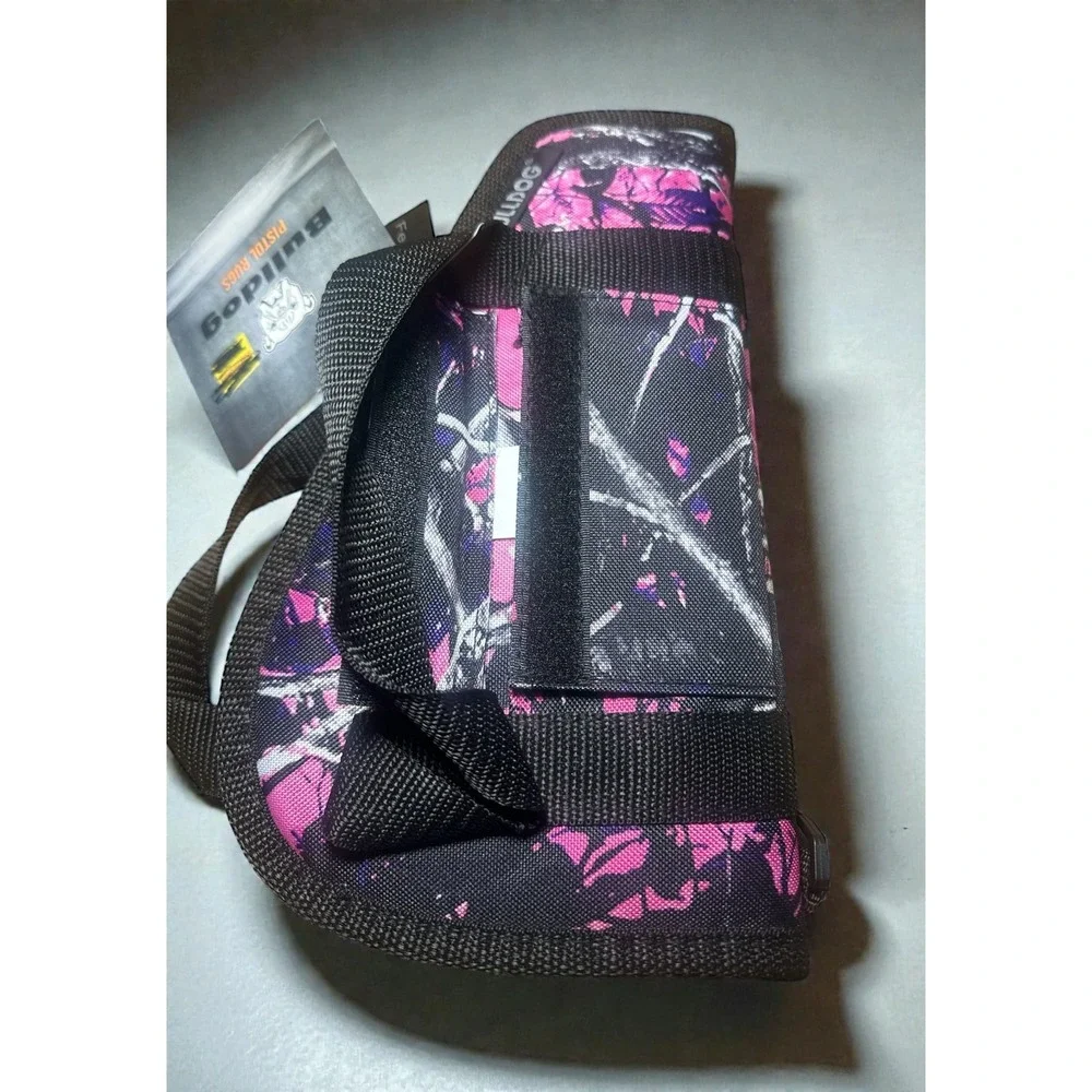 Bulldog Soft Padded Case Pistol Gun Rug‎ 12 X 7 Pink, Purple, Grey, White Camo